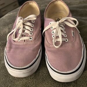 VANS Pink Canvas Sneaker Shoe Size 10.5
